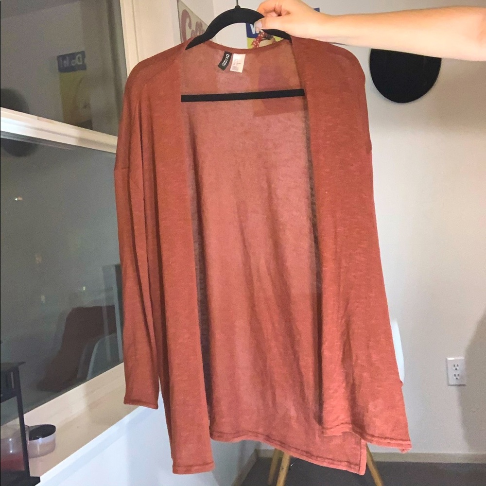 H&M terracota cardigan